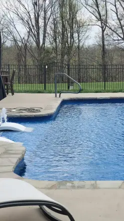 Aluminum fence built by RB Fence
