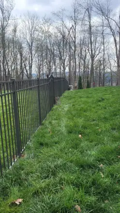 Aluminum fence built by RB Fence